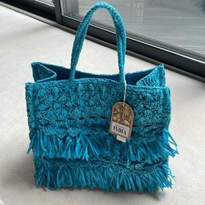 NWT Teal blue tote bag